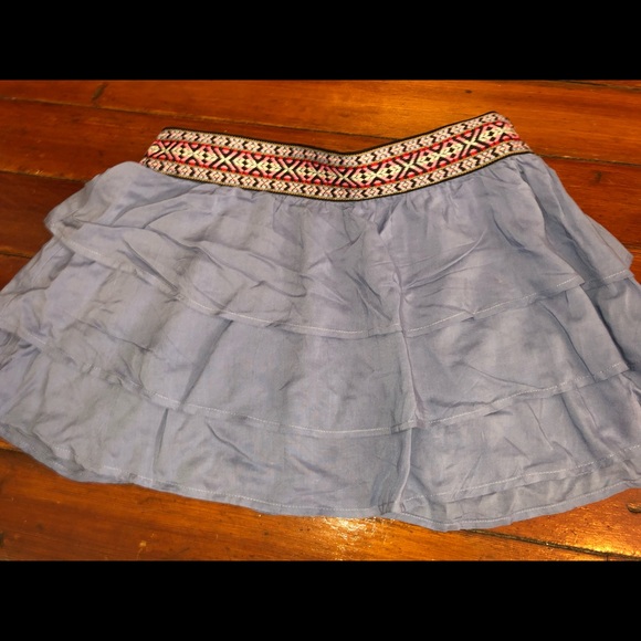 🚫SOLD🚫Tobi Blue Ruffle Skirt - Picture 6 of 6